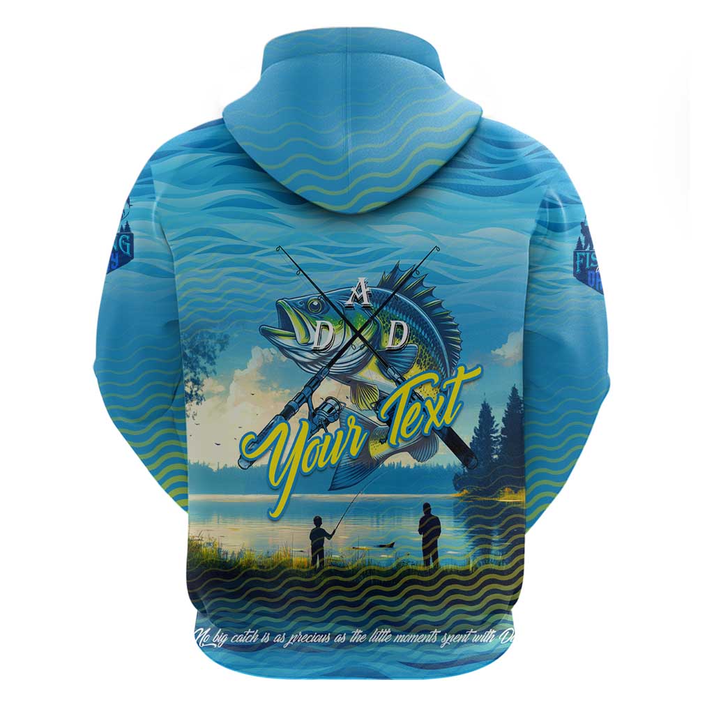 Reel Cool Dad Fishing Hoodie Father Hooked on Love and Lakeside Moments DT02