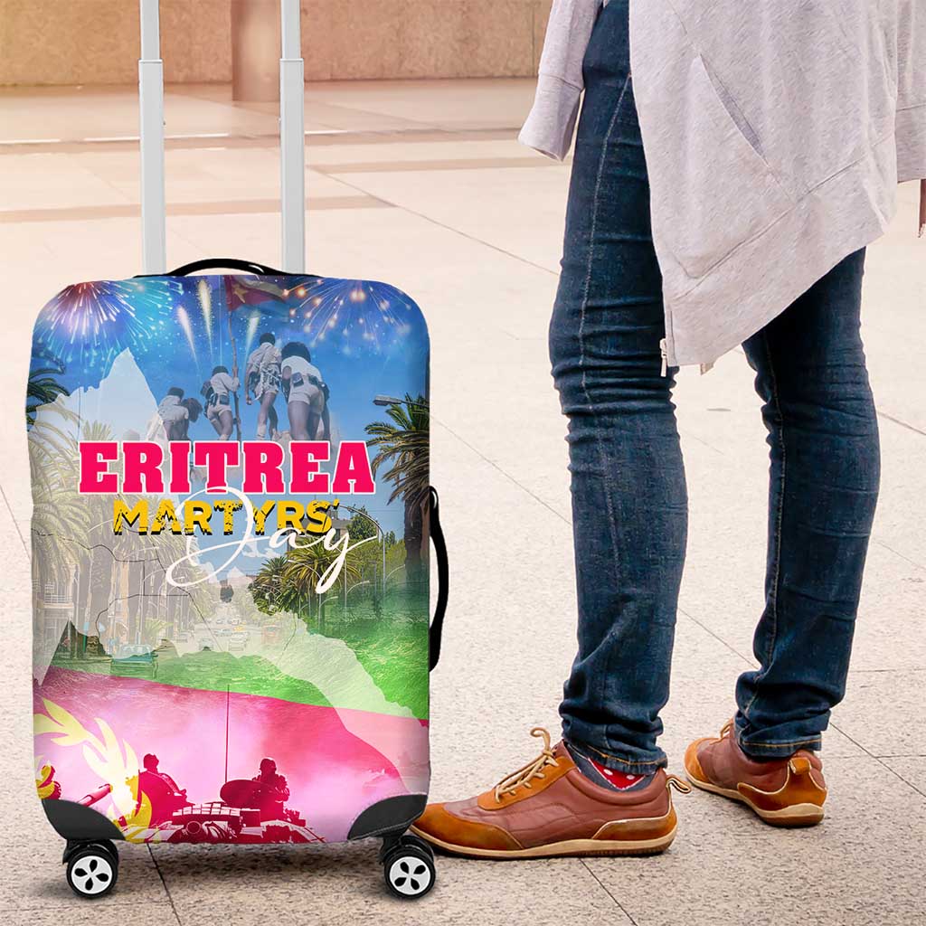 June 20 Eritrea's Martyrs Day Luggage Cover Honoring the Brave Celebrating the Nation DT02
