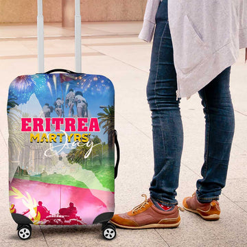 June 20 Eritrea's Martyrs Day Luggage Cover Honoring the Brave Celebrating the Nation DT02