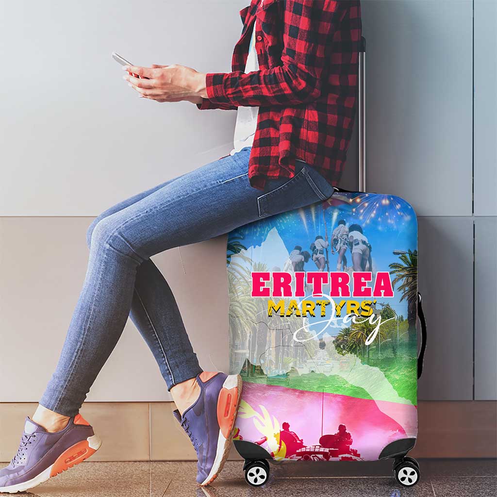 June 20 Eritrea's Martyrs Day Luggage Cover Honoring the Brave Celebrating the Nation DT02