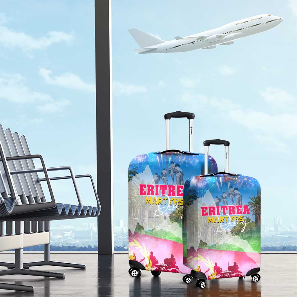 June 20 Eritrea's Martyrs Day Luggage Cover Honoring the Brave Celebrating the Nation DT02