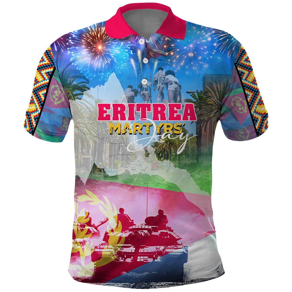 June 20 Eritrea's Martyrs Day Polo Shirt Honoring the Brave Celebrating the Nation DT02