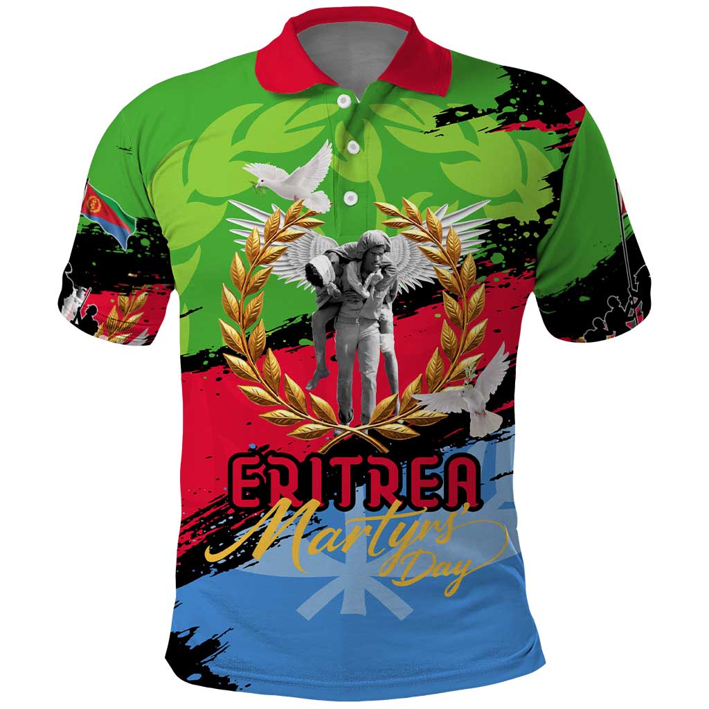 Eritrea Martyrs Live In Our Hearts Polo Shirt DT02