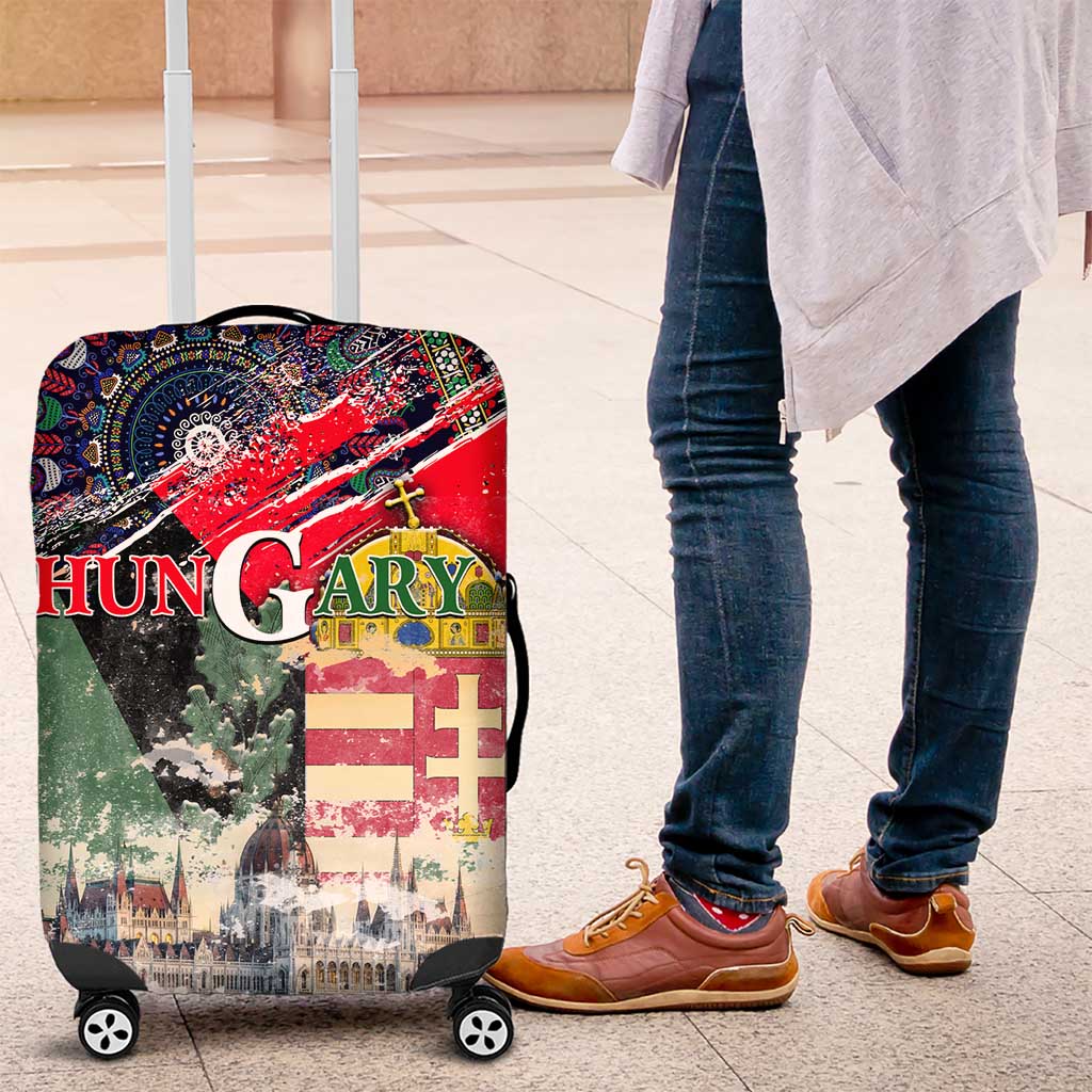 Hungary One Flag One Heart Luggage Cover Heritage in Colors DT02