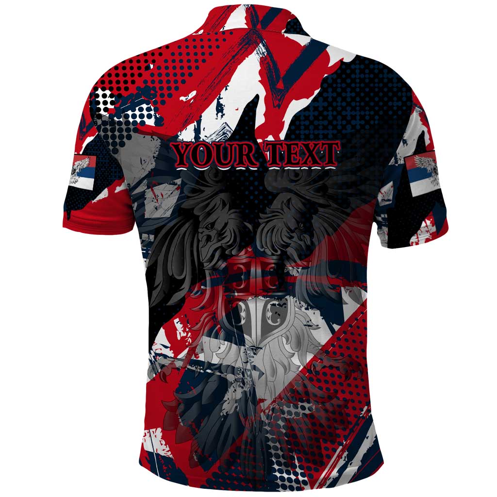 Serbia Polo Shirt Like the Phoenix  Rising from Ashes with Pride and Power DT02