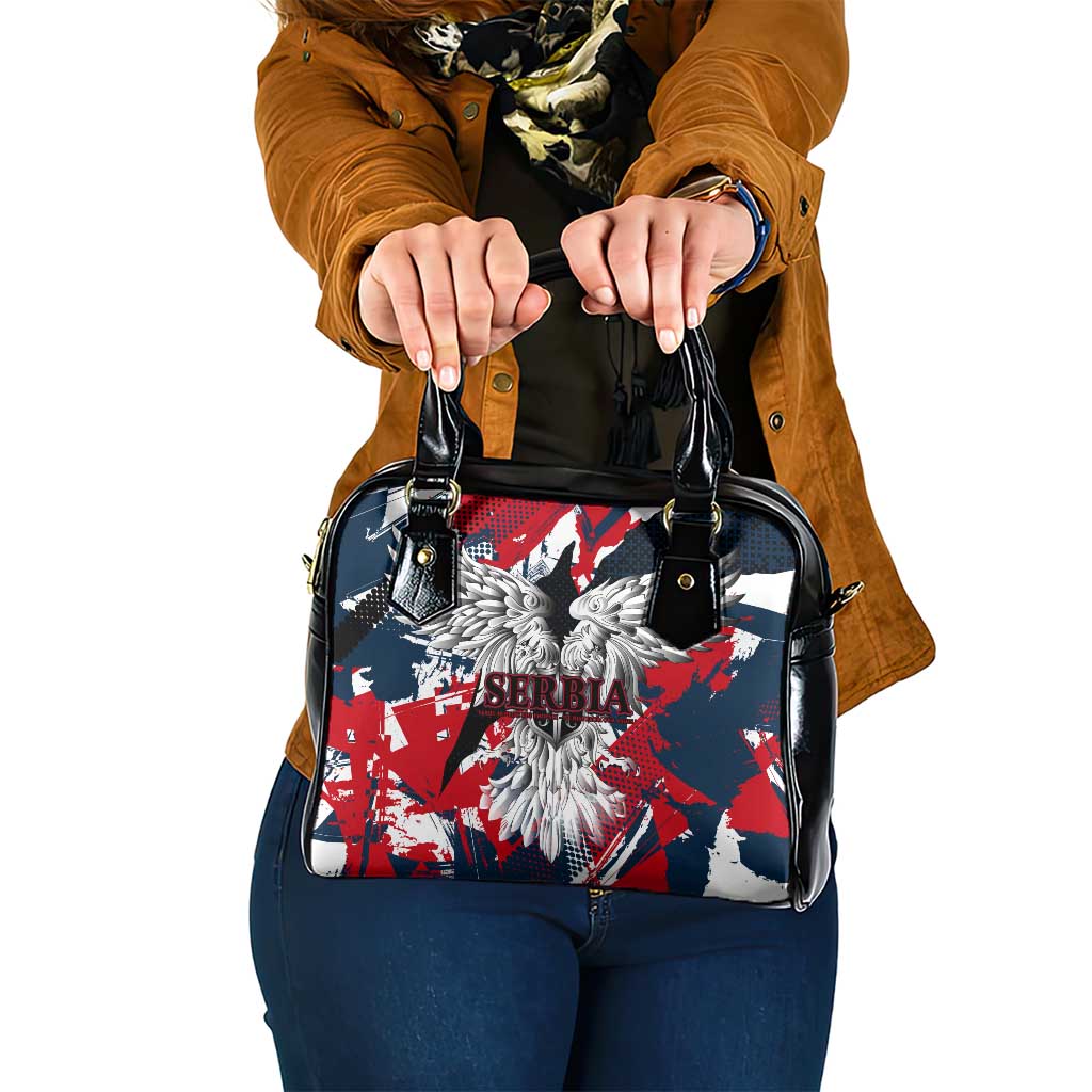 Serbia Shoulder Handbag Like the Phoenix  Rising from Ashes with Pride and Power DT02