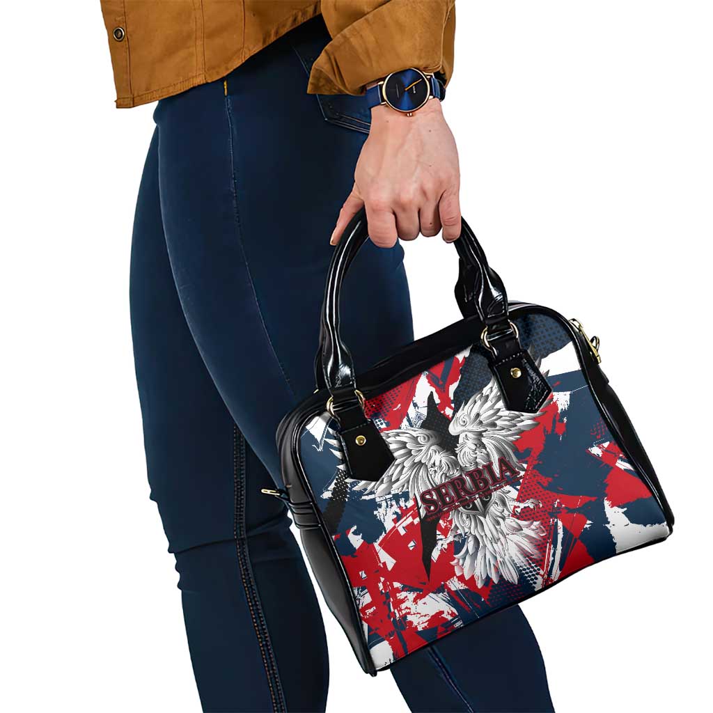 Serbia Shoulder Handbag Like the Phoenix  Rising from Ashes with Pride and Power DT02