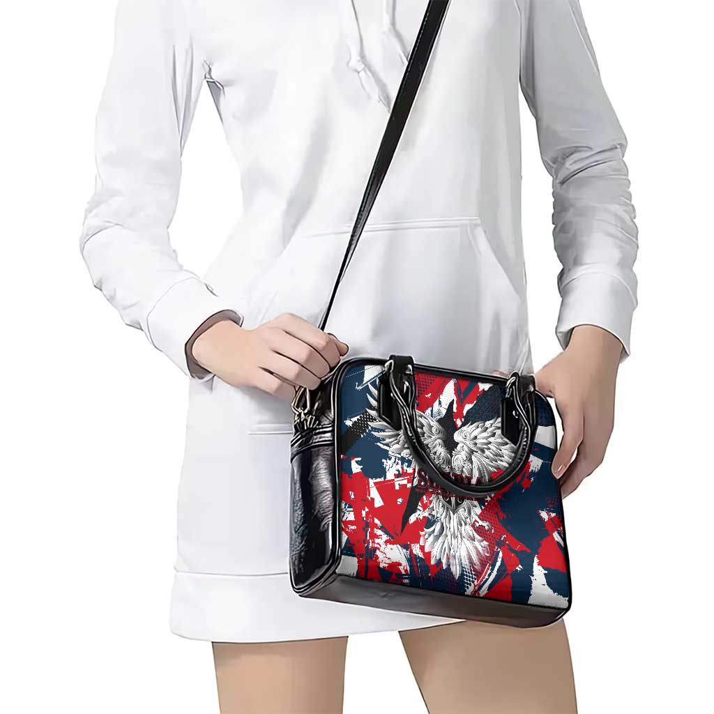 Serbia Shoulder Handbag Like the Phoenix  Rising from Ashes with Pride and Power DT02
