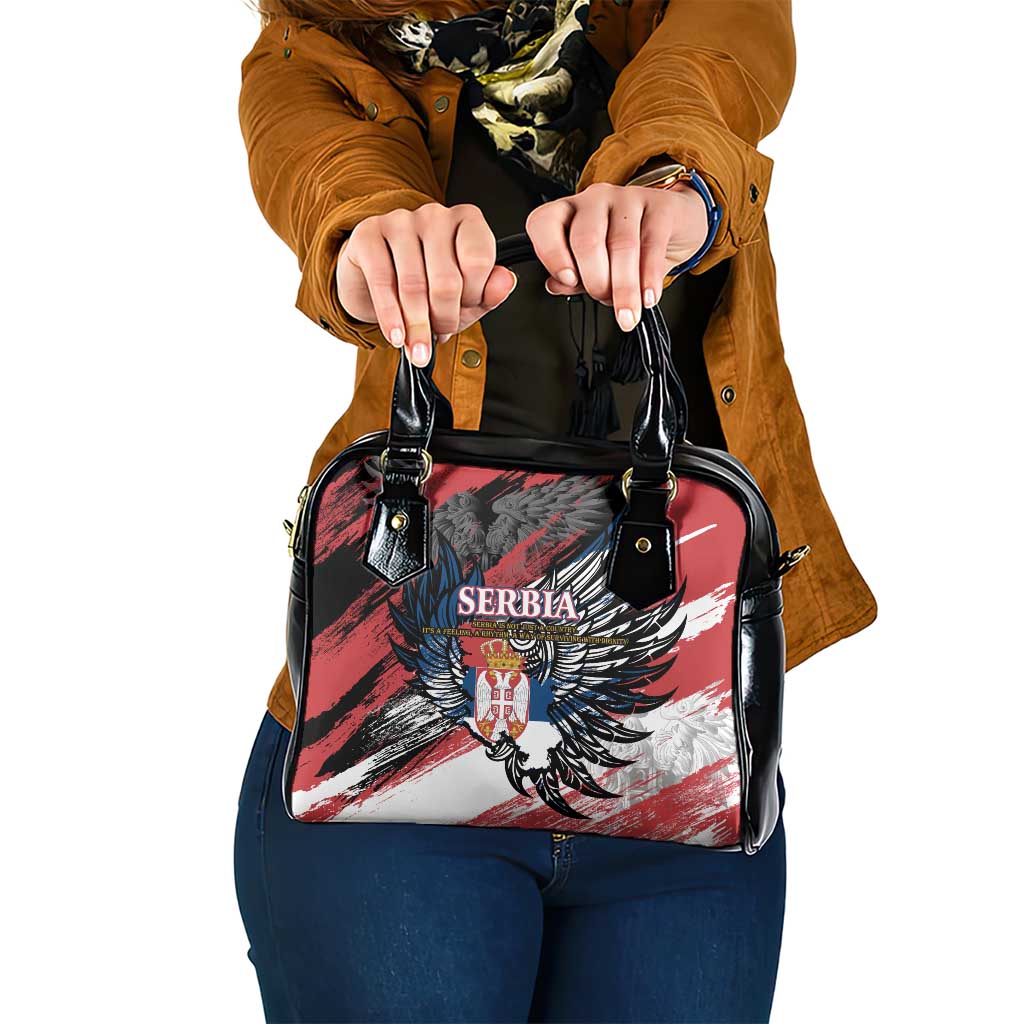 Serbia Shoulder Handbag Wings of the Nation Crown of Heritage DT02