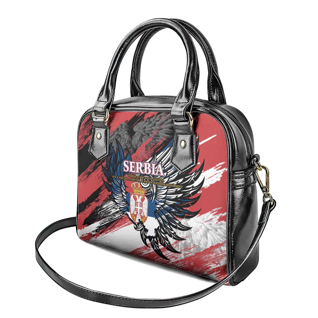 Serbia Shoulder Handbag Wings of the Nation Crown of Heritage DT02