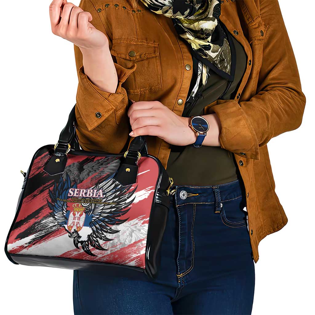 Serbia Shoulder Handbag Wings of the Nation Crown of Heritage DT02