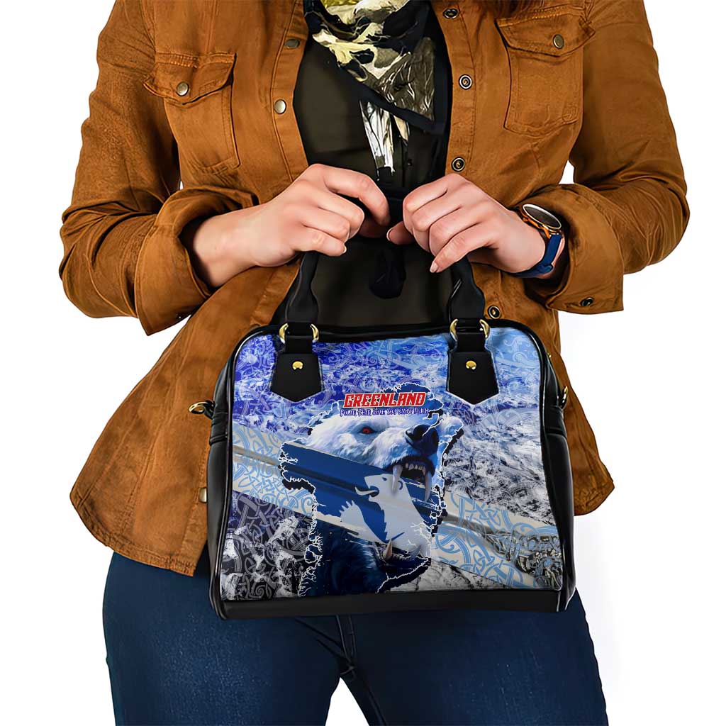 Greenland Shoulder Handbag Polar Bear Power You Snow Much DT02