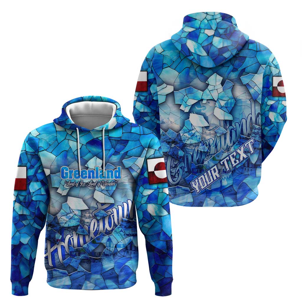 Greenland Hometown Hoodie Land of Ice Land of Wonder Land of Heart DT02