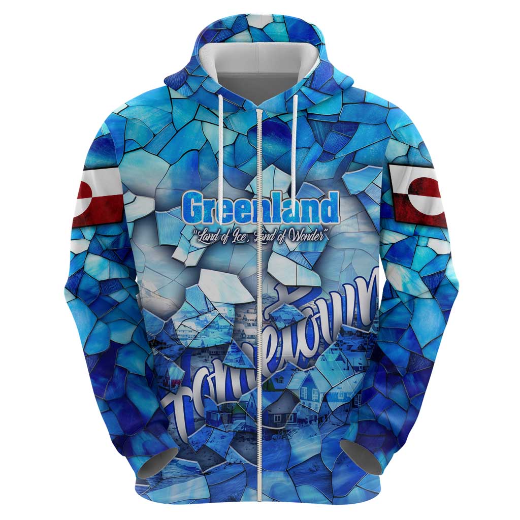 Greenland Hometown Hoodie Land of Ice Land of Wonder Land of Heart DT02