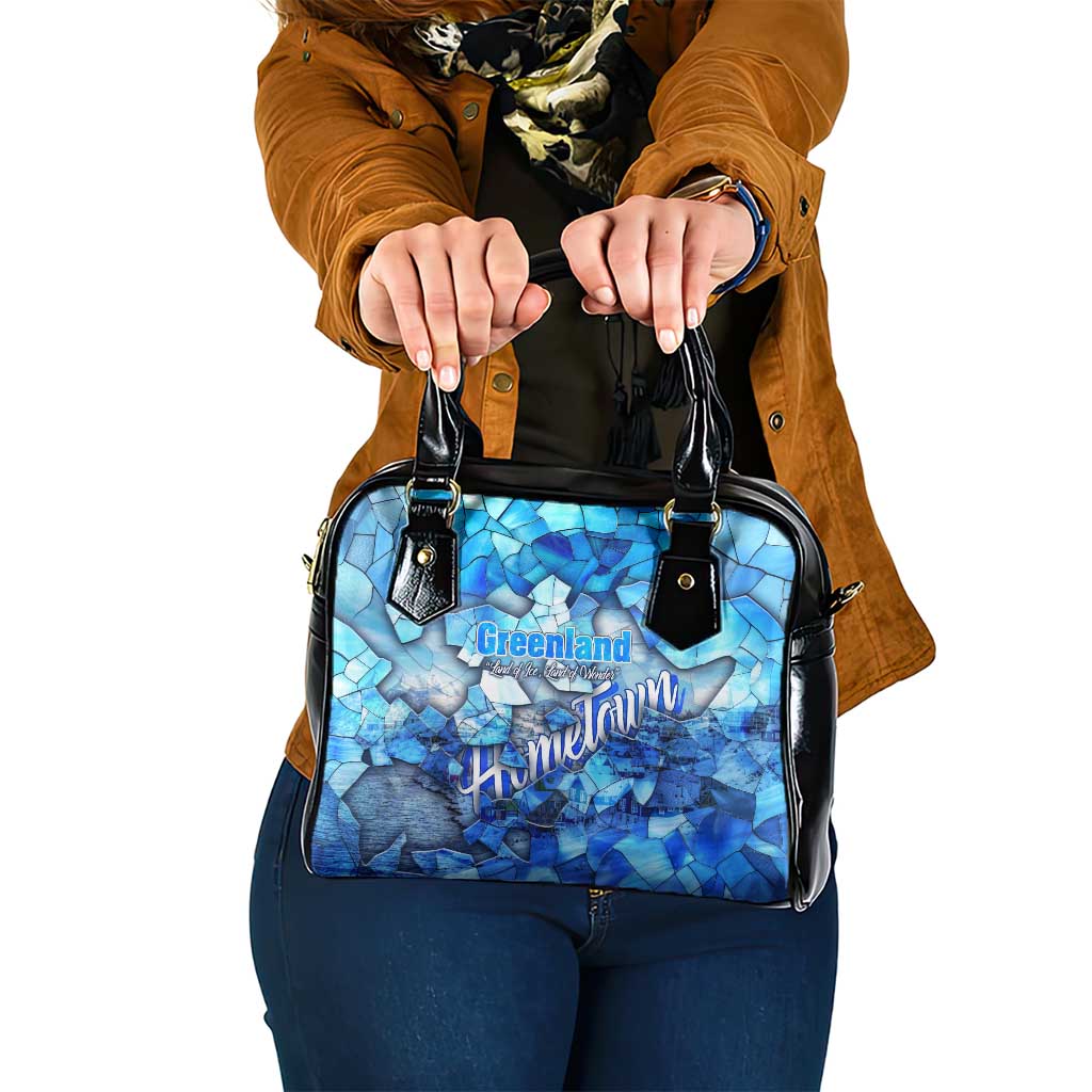 Greenland Hometown Shoulder Handbag Land of Ice Land of Wonder Land of Heart DT02