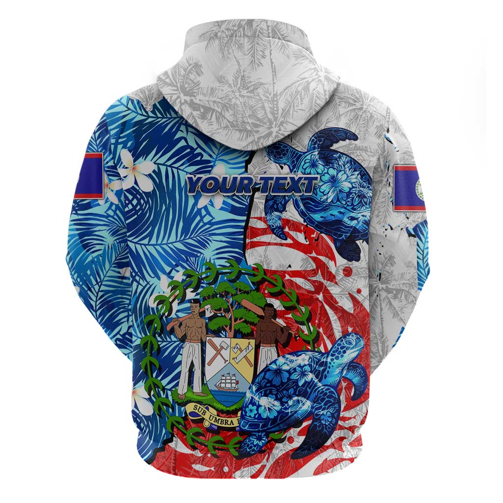Sea Turtle Belize Hoodie Ocean Soul Tropical Spirit DT02