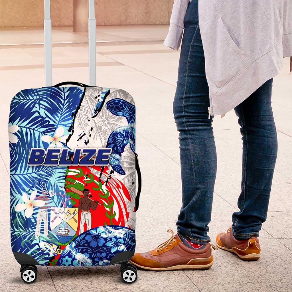Sea Turtle Belize Luggage Cover Ocean Soul Tropical Spirit DT02