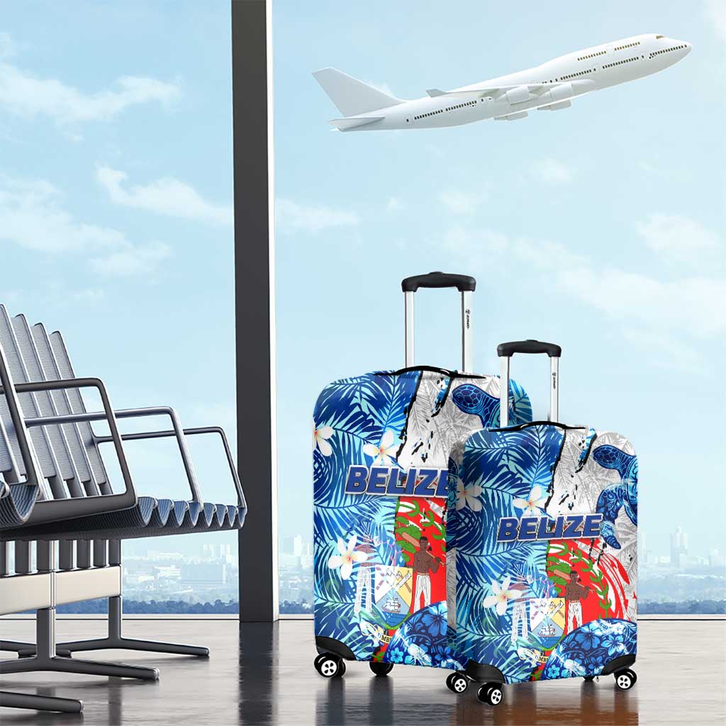 Sea Turtle Belize Luggage Cover Ocean Soul Tropical Spirit DT02