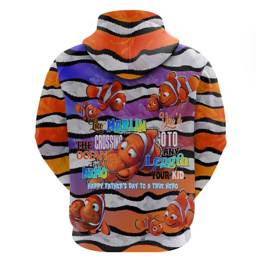 The Ocean Best Dad Hoodie Like Marlin Happy Fathers Day To a True Hero DT02