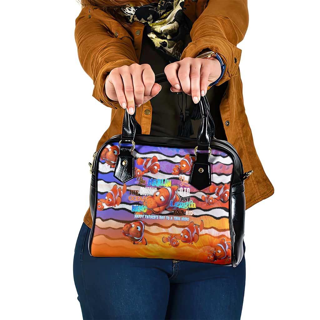 The Ocean Best Dad Shoulder Handbag Like Marlin Happy Fathers Day To a True Hero DT02