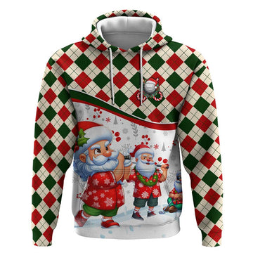 Santa Golf Club Hoodie Christmas Winter Style DT02