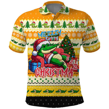 Crocodile Mezzy Christmas Polo Shirt Funny Style DT02