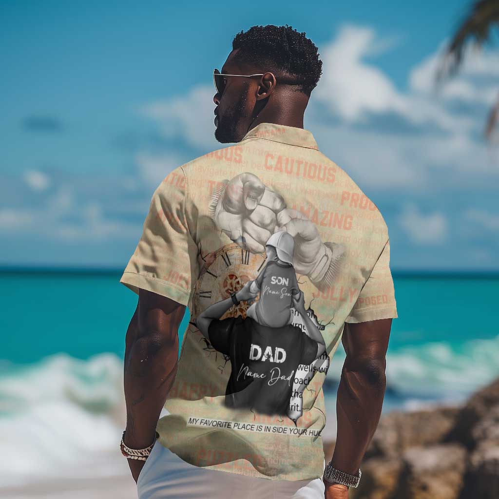 Gift for Dad - Personalized African Father and Son Hawaiian Shirt DT02