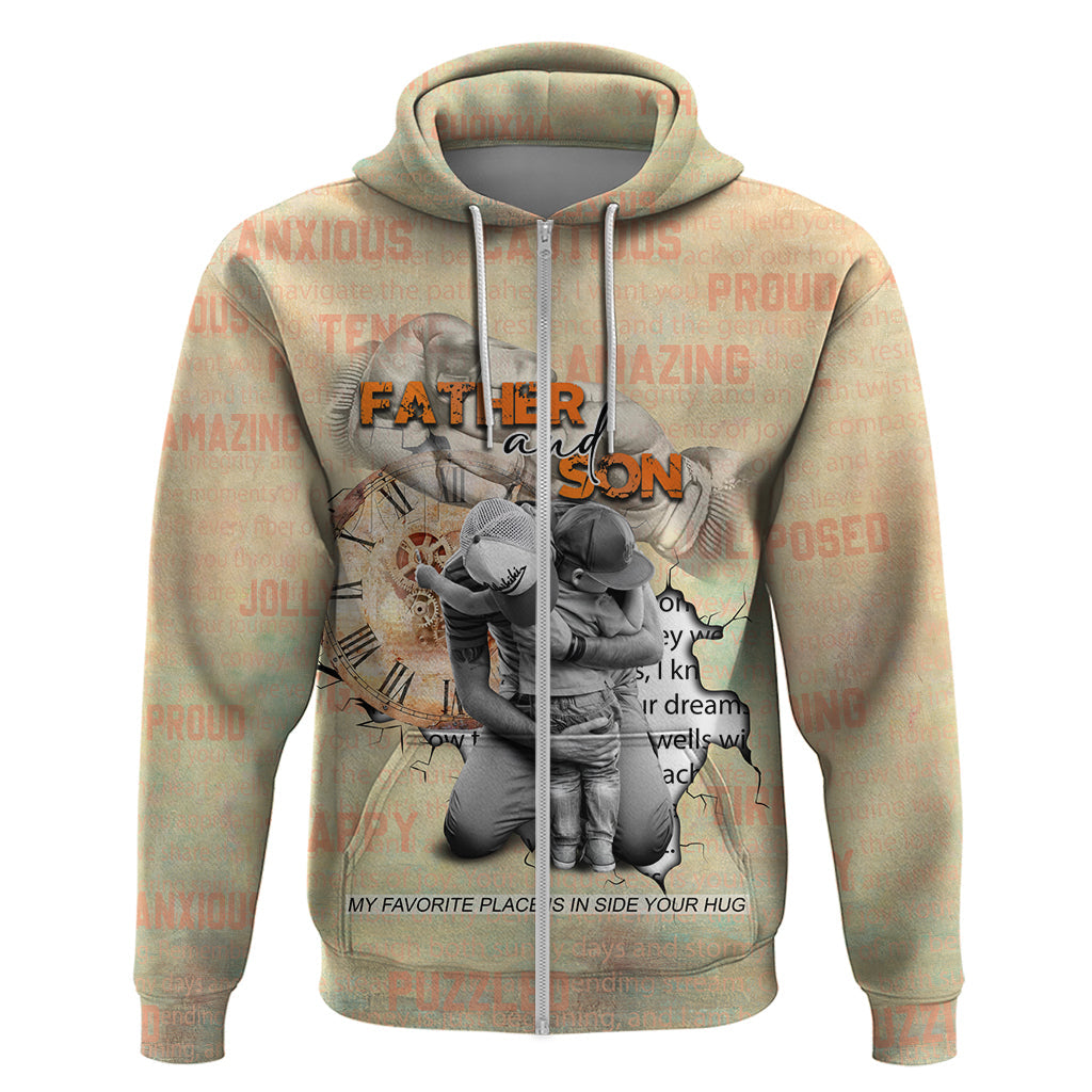 Personalized Father And Son Hoodie Gift for Dad DT02