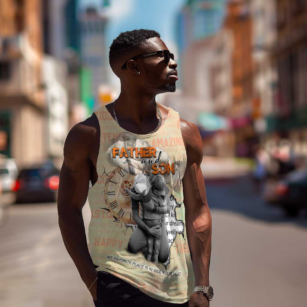 Gift for Dad - Personalized African Father and Son Men Tank Top DT02