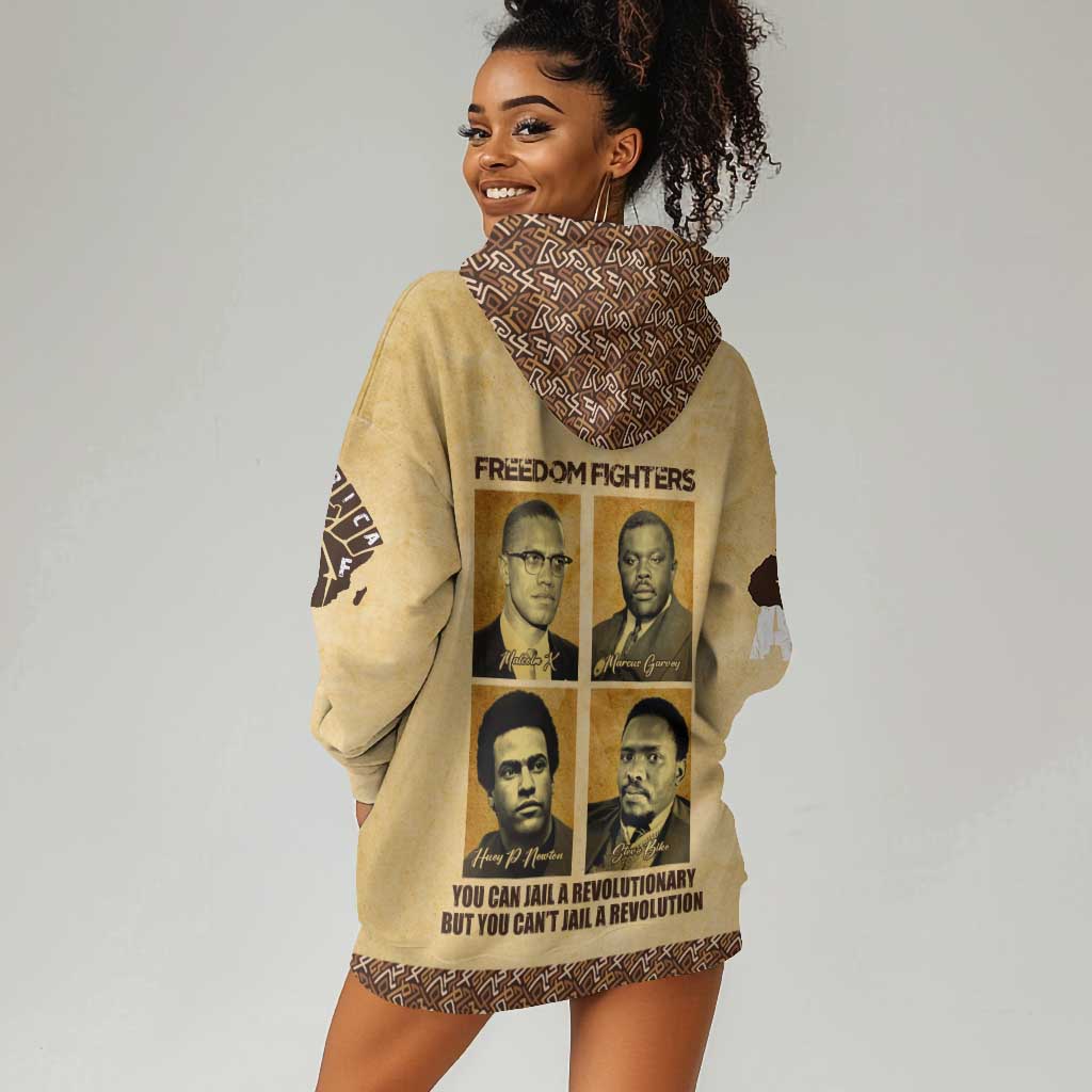 Revolutionary Freedom Fighters - Civil Rights Leaders Hoodie Dress DT02
