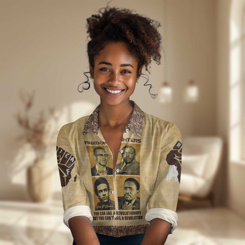 Revolutionary Freedom Fighters - Civil Rights Leaders Women Casual Shirt DT02