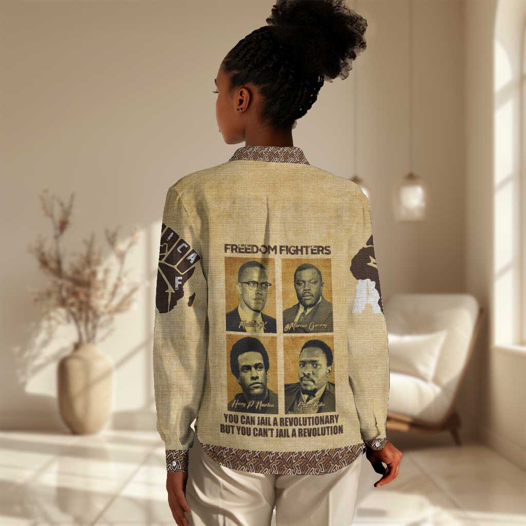 Revolutionary Freedom Fighters - Civil Rights Leaders Women Casual Shirt DT02