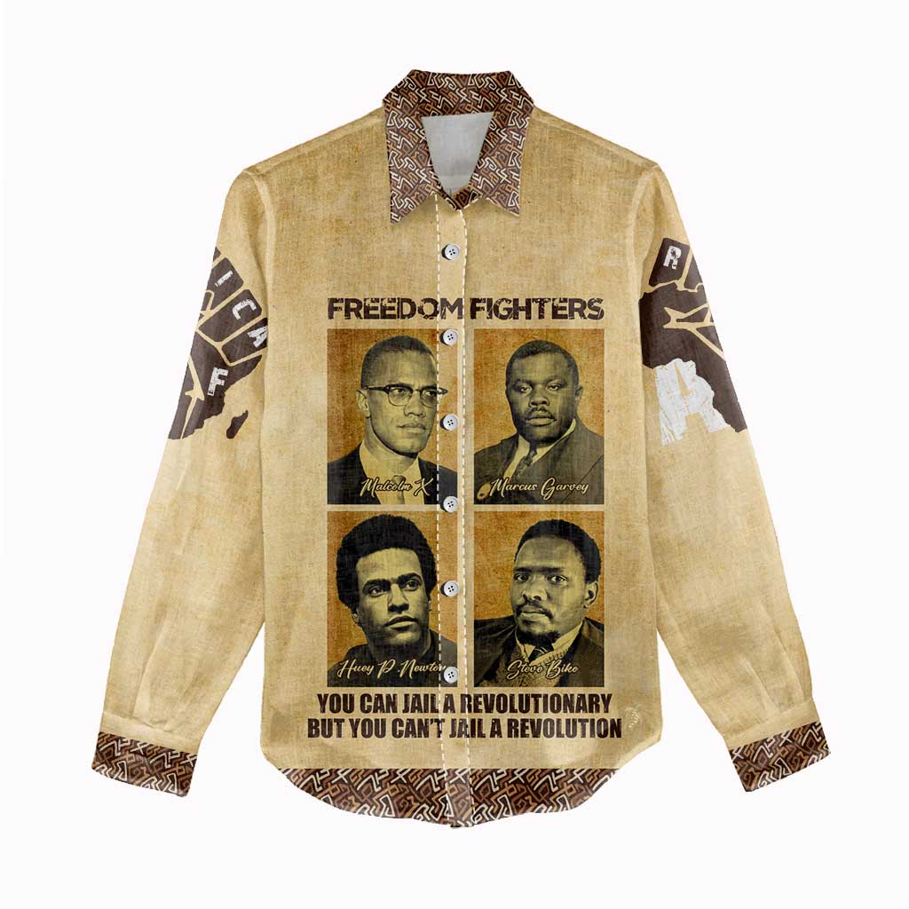 Revolutionary Freedom Fighters - Civil Rights Leaders Women Casual Shirt DT02