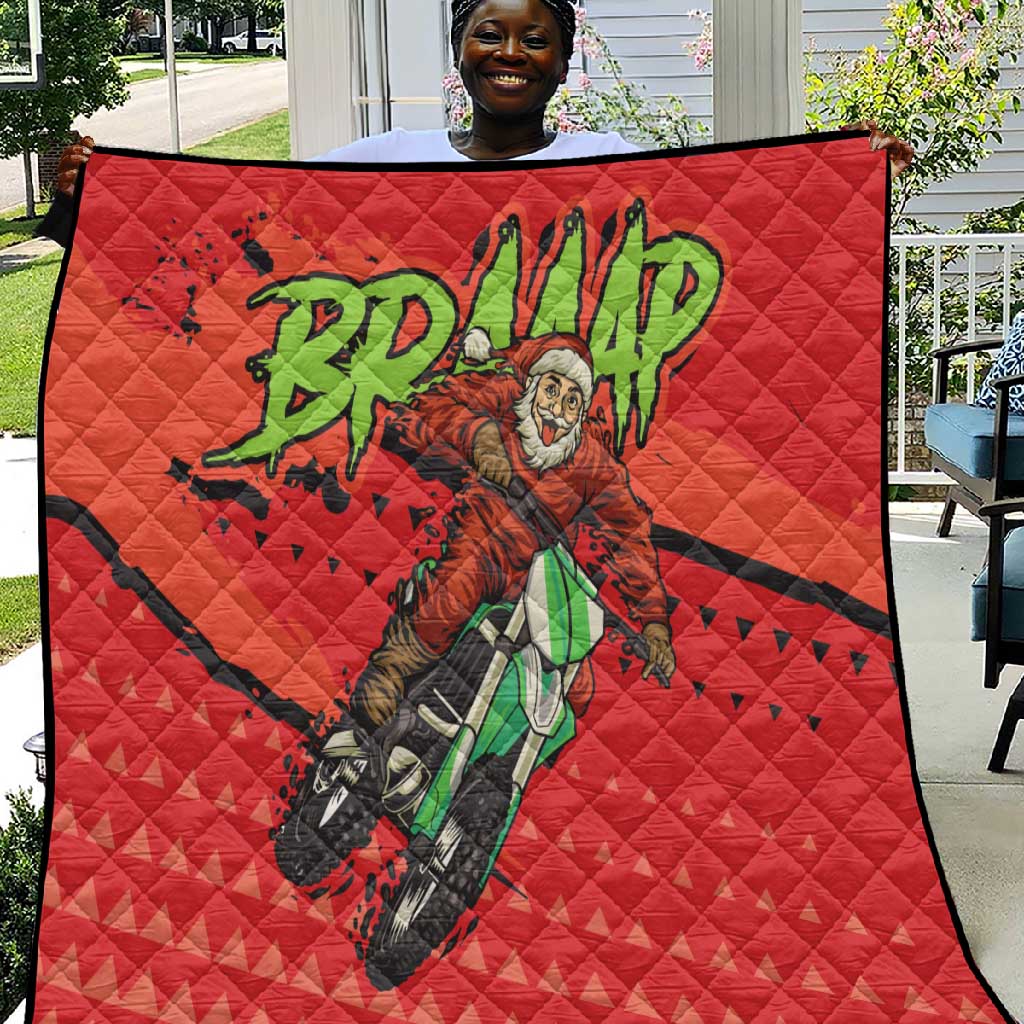 Afro Santa Braaap Quilt Motorcross Christmas DT03