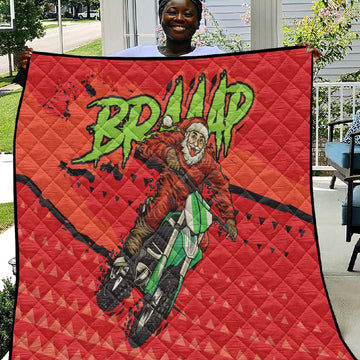 Afro Santa Braaap Quilt Motorcross Christmas DT03