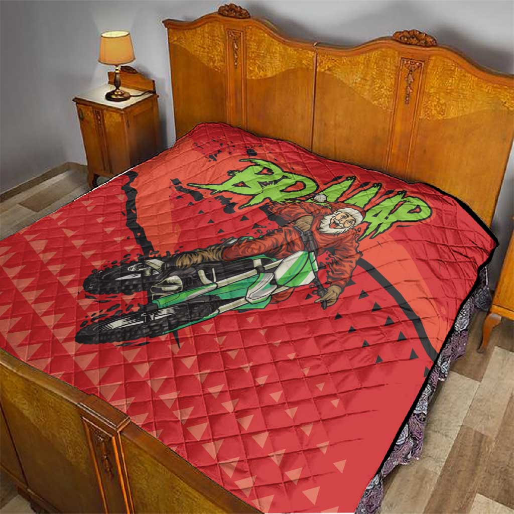 Afro Santa Braaap Quilt Motorcross Christmas DT03
