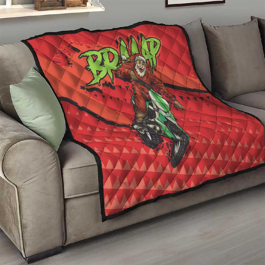 Afro Santa Braaap Quilt Motorcross Christmas DT03