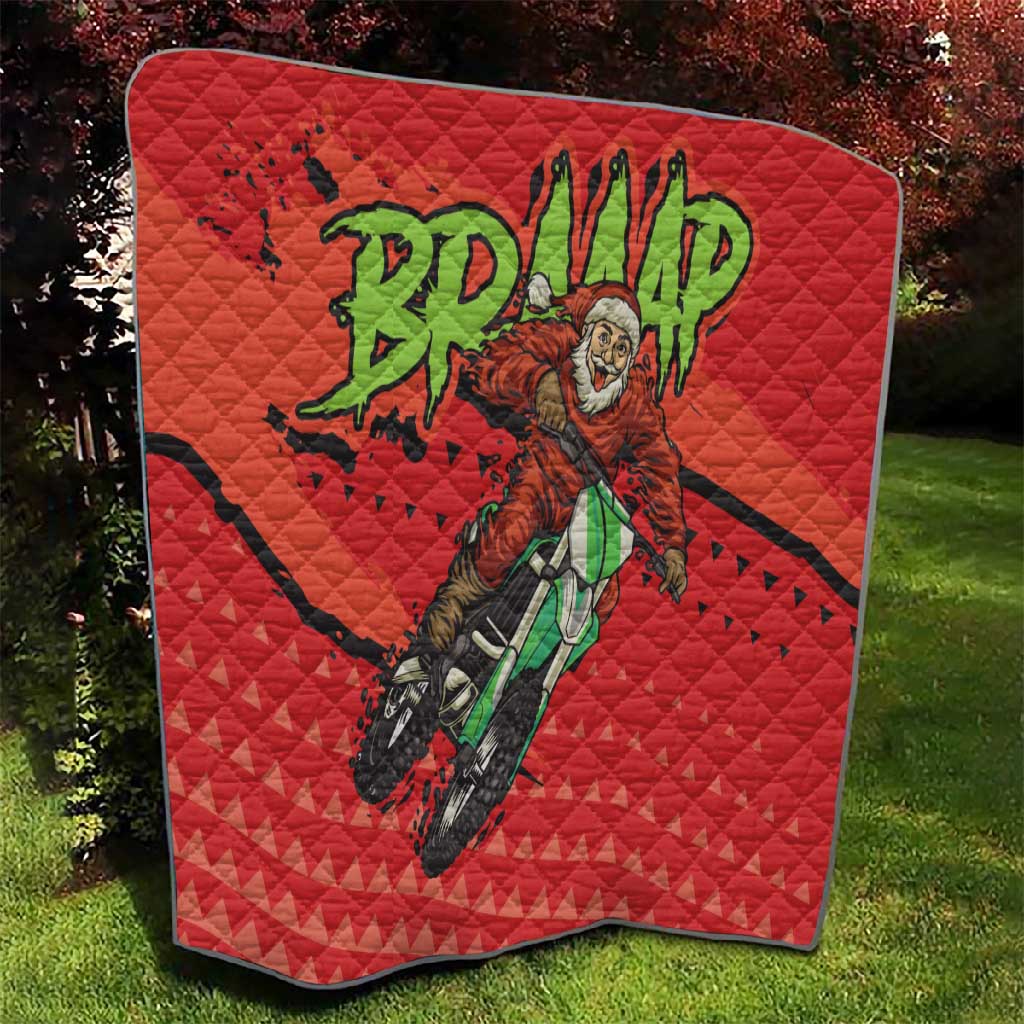 Afro Santa Braaap Quilt Motorcross Christmas DT03