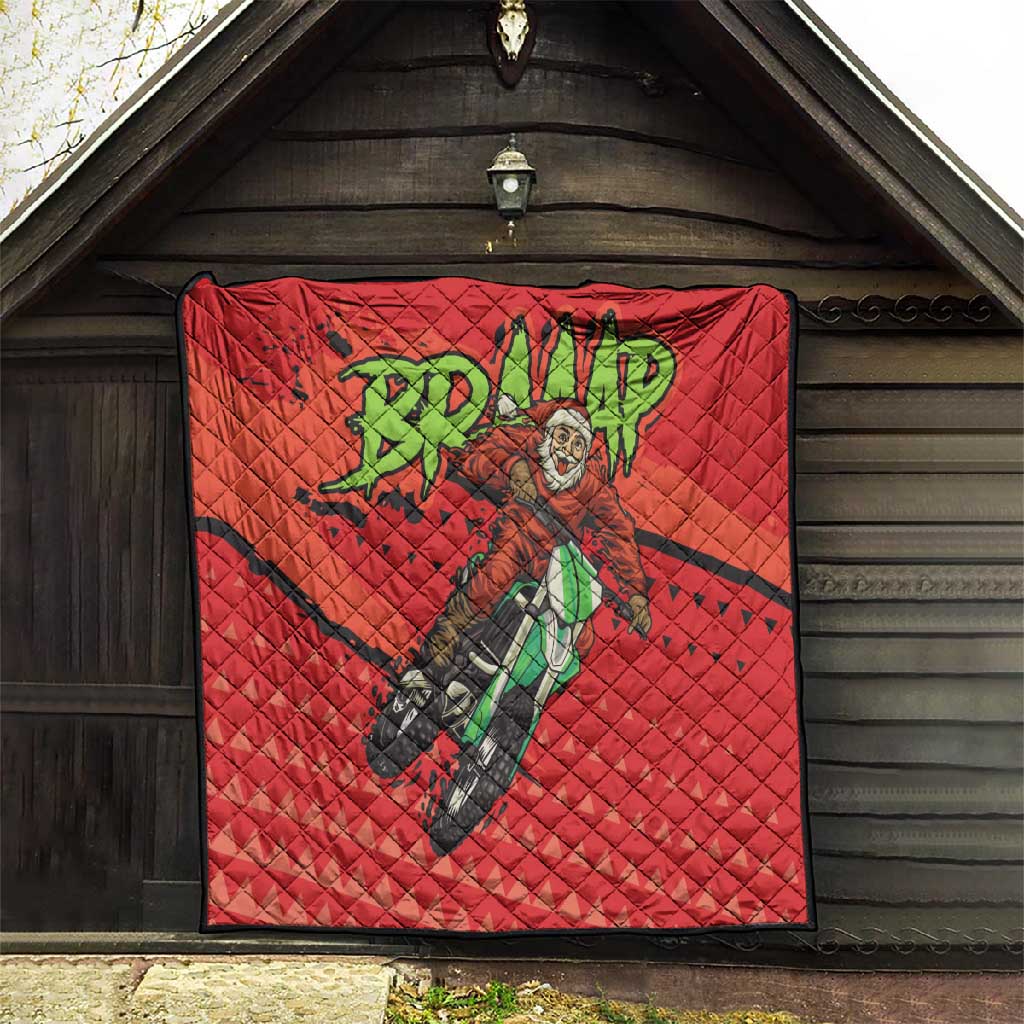 Afro Santa Braaap Quilt Motorcross Christmas DT03
