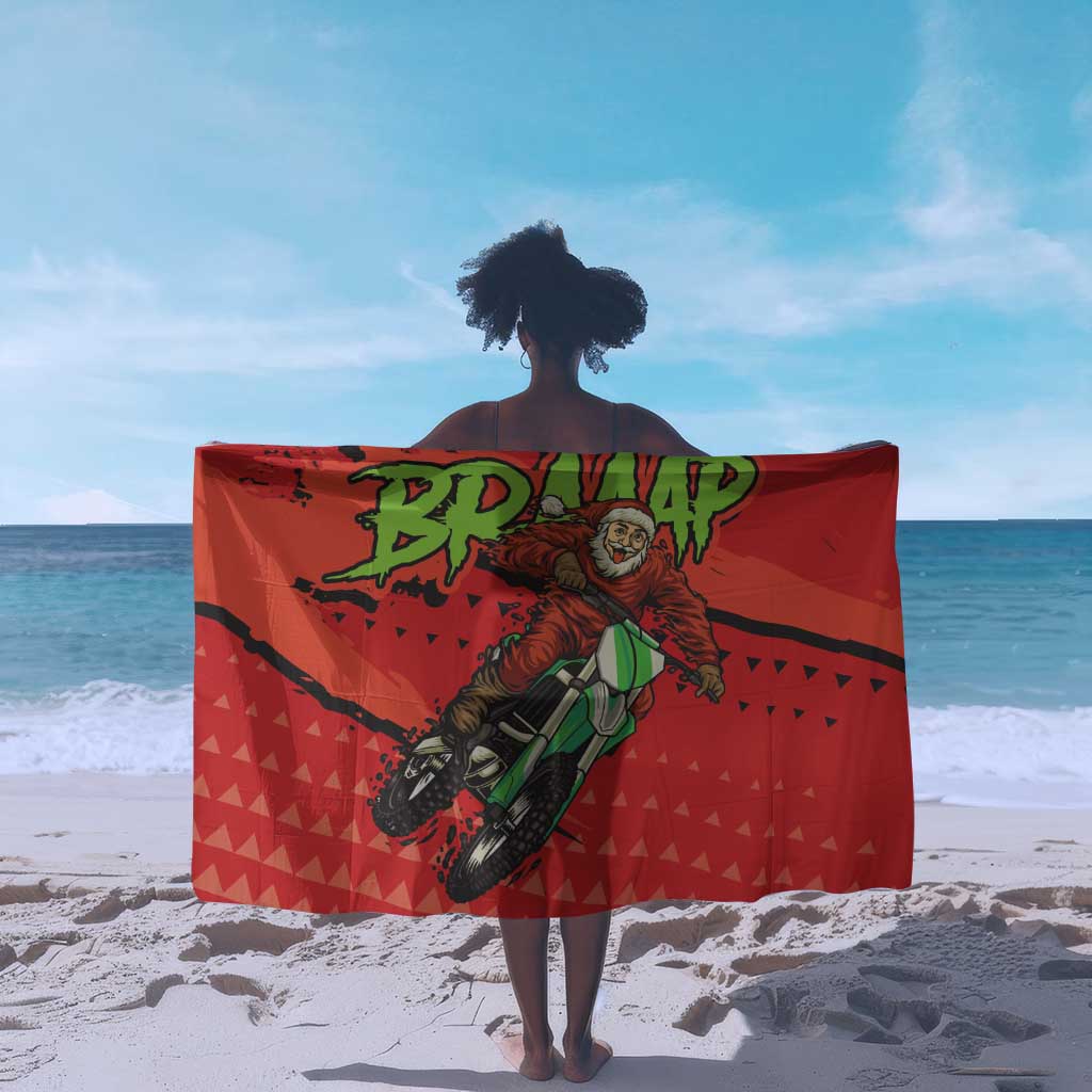 Afro Santa Braaap Sarong Motorcross Christmas DT03