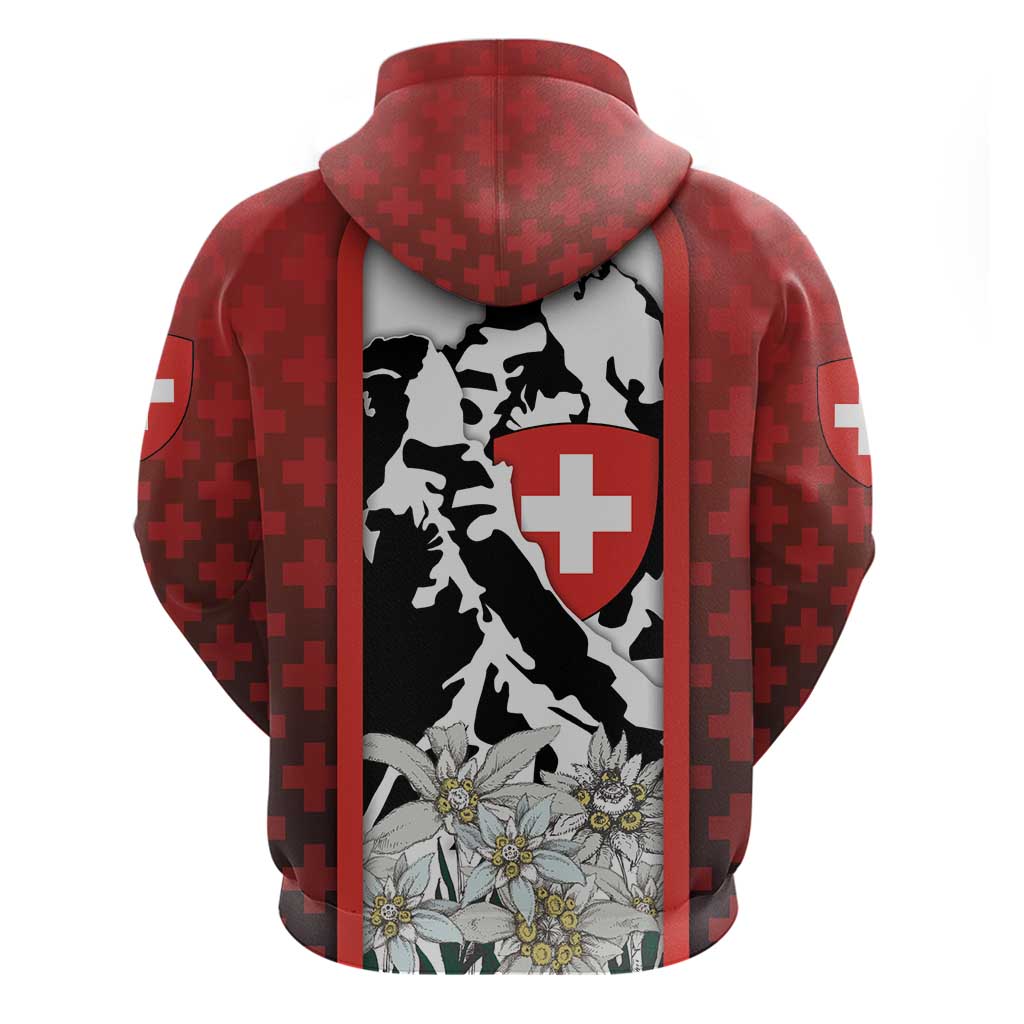 Switzerland Bernese Mountain Dog Hoodie Edelweiss Coat Of Arms DT03