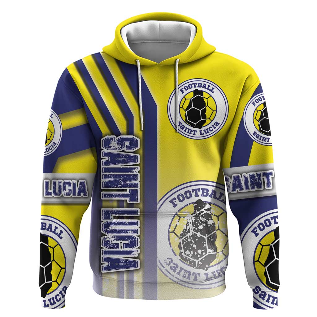 Saint Lucia Football Hoodie Piton Boyz Soccer - Road To Champion DT03