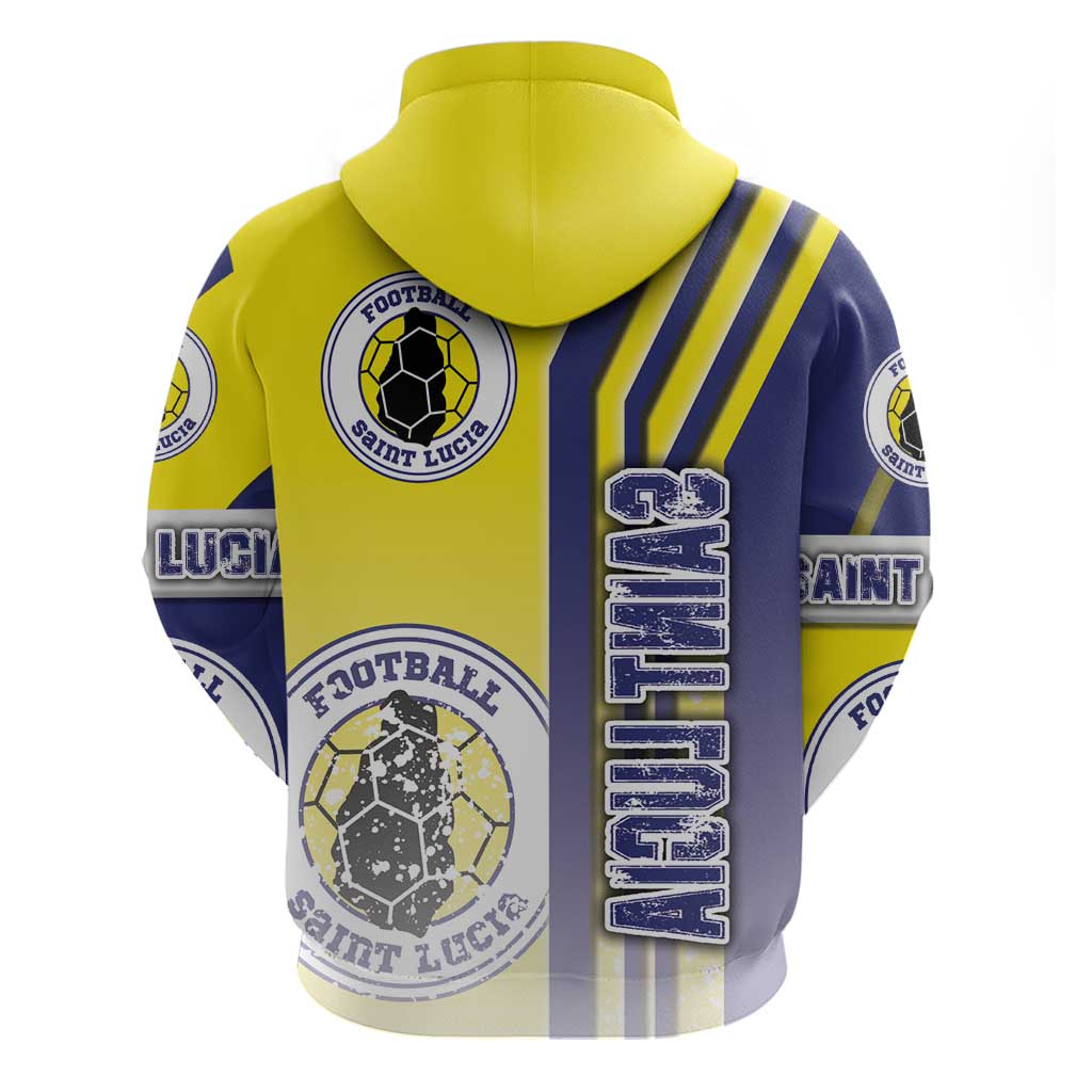 Saint Lucia Football Hoodie Piton Boyz Soccer - Road To Champion DT03