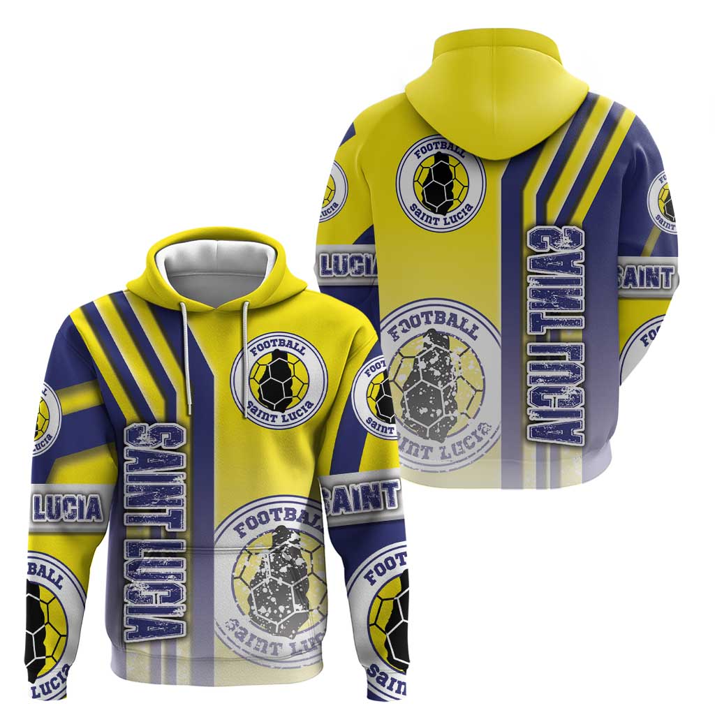 Saint Lucia Football Hoodie Piton Boyz Soccer - Road To Champion DT03