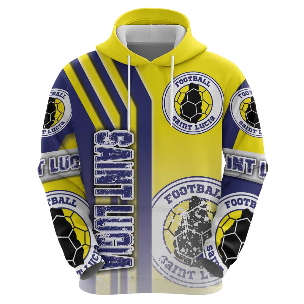 Saint Lucia Football Hoodie Piton Boyz Soccer - Road To Champion DT03