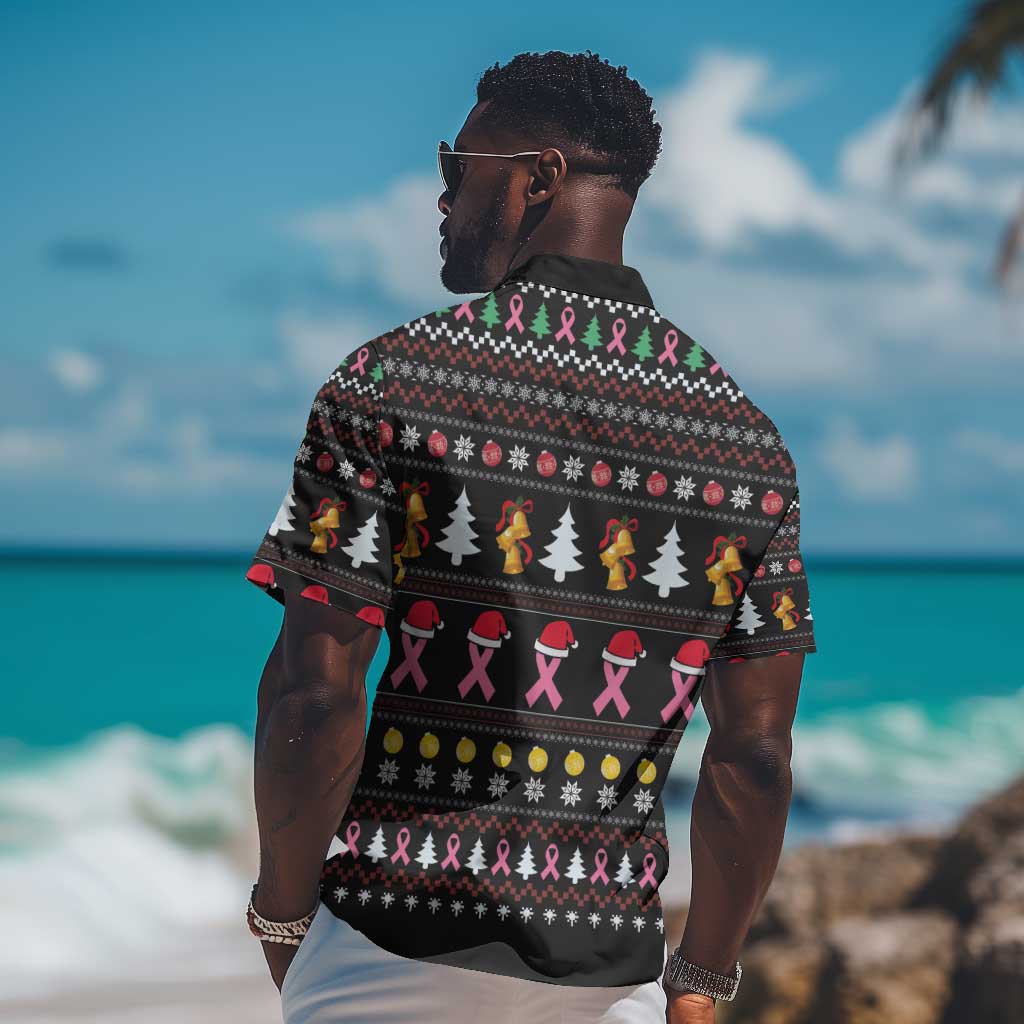 Christmas Tree Breast Cancer Afro Hawaiian Shirt Survivor African DT03