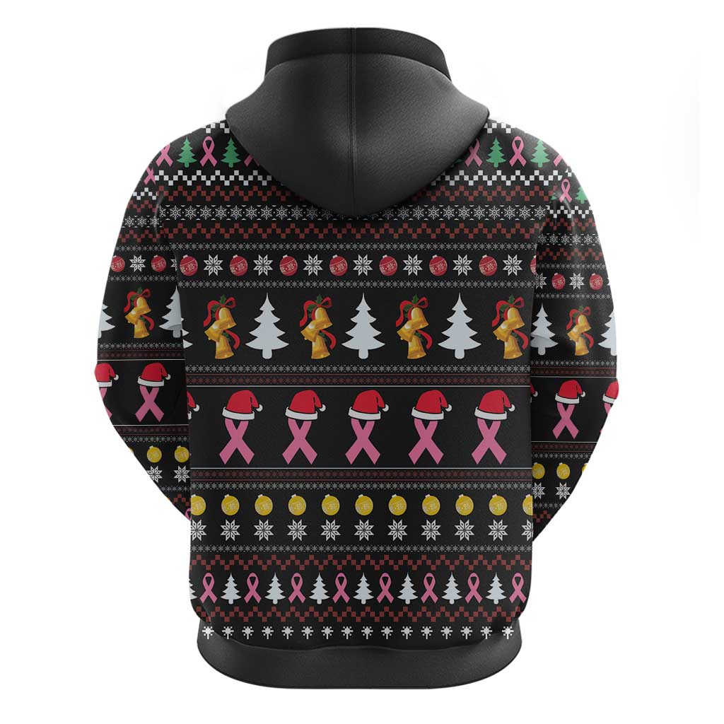 Christmas Tree Breast Cancer Hoodie Survivor DT03
