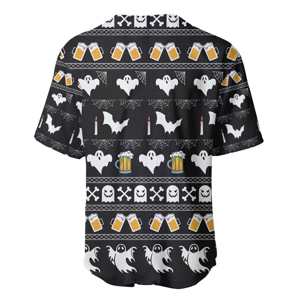 Christmas Africa Boo Beer Baseball Jersey I'm Just Here For The Boss DT03