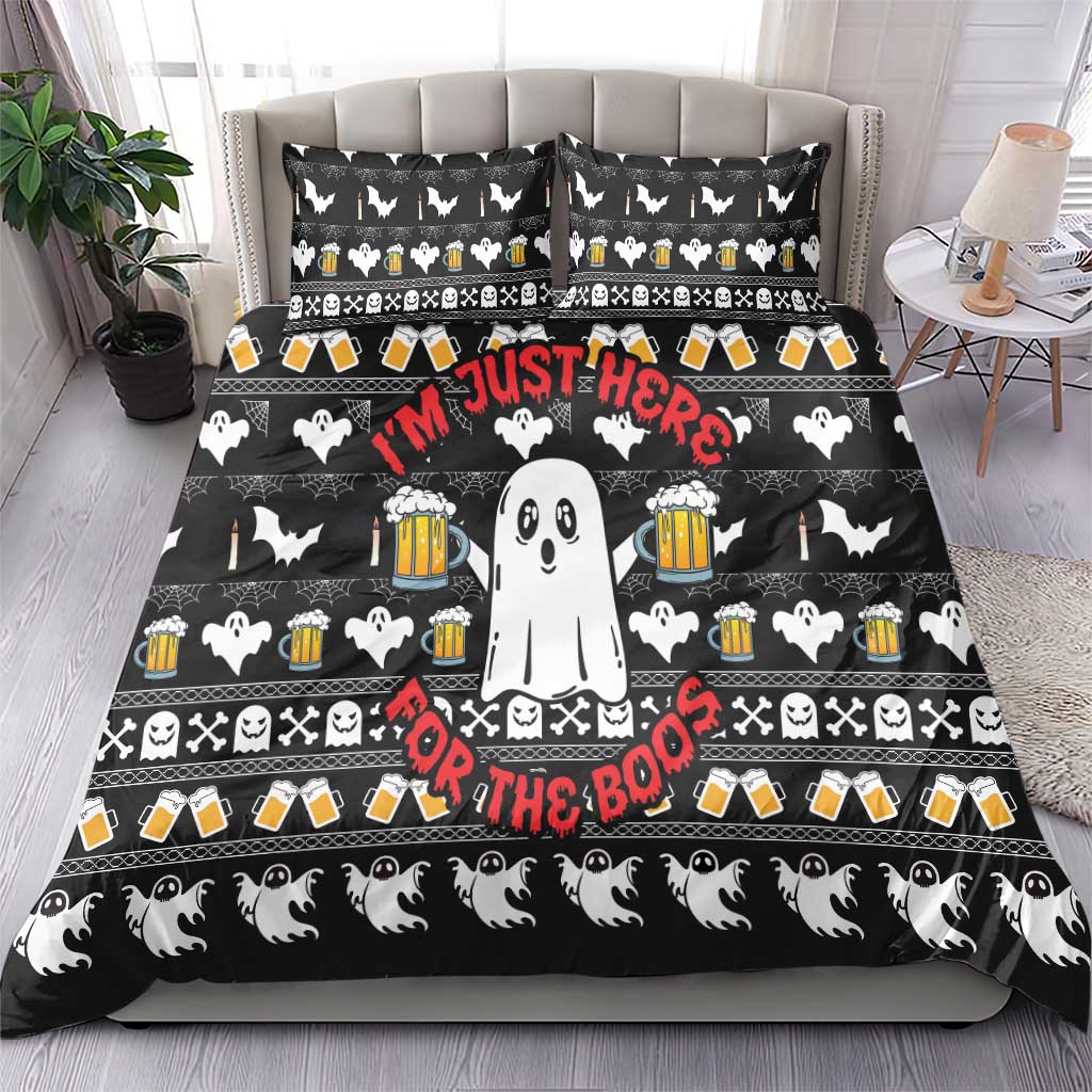 Christmas Africa Boo Beer Bedding Set I'm Just Here For The Boss DT03