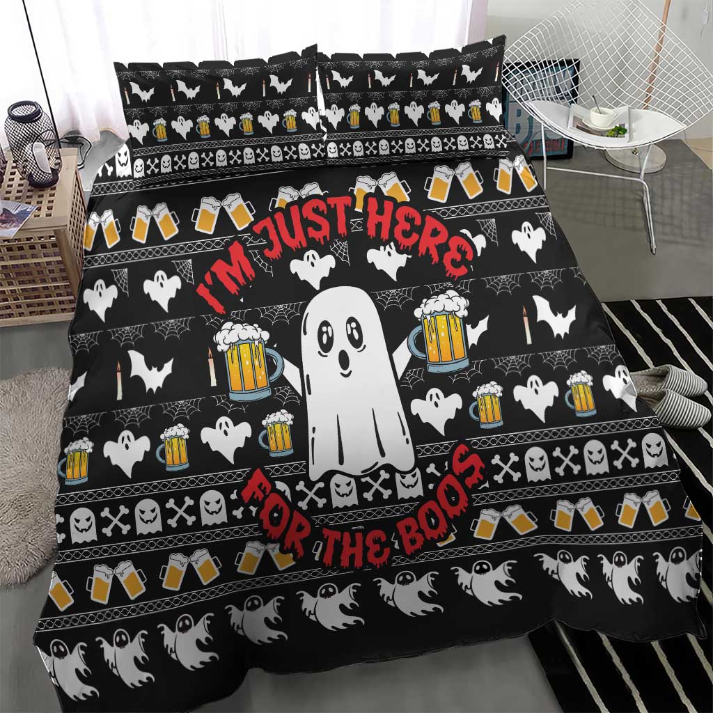 Christmas Africa Boo Beer Bedding Set I'm Just Here For The Boss DT03